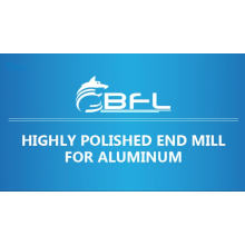 BFL CNC Carbide Aluminium 3 Flute End Mill, Uncoating For Aluminium Cutting